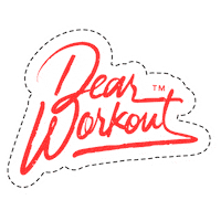 dearworkout love laugh workout weekend Sticker