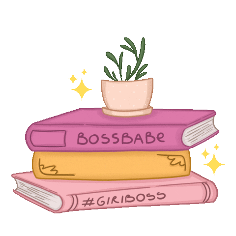 Book Boss Sticker by Roxy James