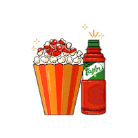 Netflix Popcorn Sticker by Tajin