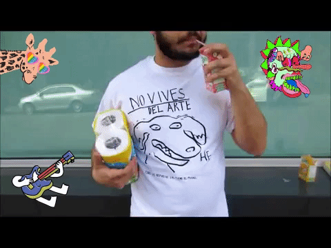 no vives del arte GIF