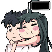 Couple Hug Sticker by Jin