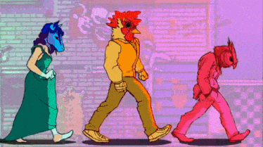 Hotline Miami Walking GIF