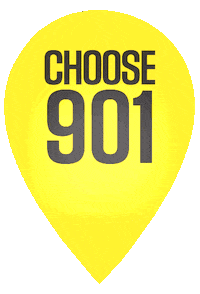 memphis location tag Sticker by Choose901