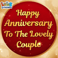 Happy Anniversary GIF by Lucas and Friends by RV AppStudios