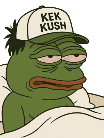 Rapper Frog Sticker by Kek kush