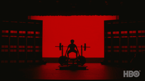 Screaming Lifting Weights GIF by euphoria