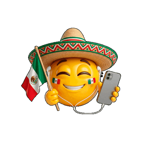 Mexico Emoji Sticker by WhatsApp SIM