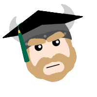 Graduation Csu Sticker by Cleveland State University