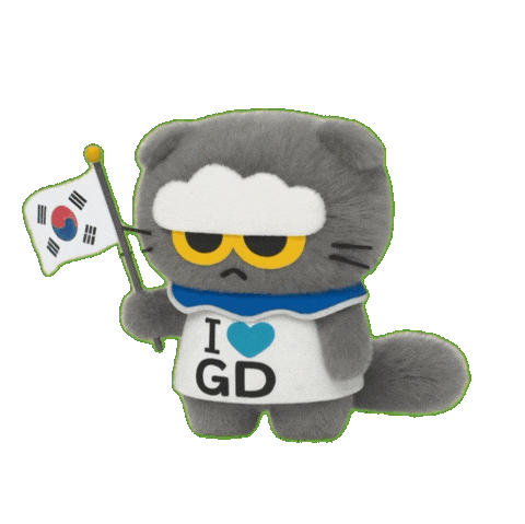 G Dragon Cat Sticker