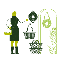 pueblosblancosc shopping craft hiking turismo Sticker