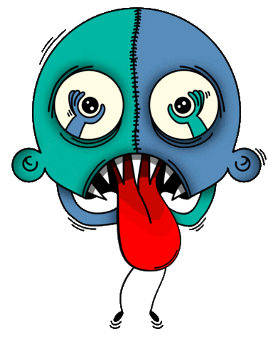Fun Monster Sticker by RARO