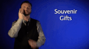 sign language souvenir gifts GIF by Sign with Robert