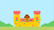 rainbow jumping castle GIF by CBeebies Australia