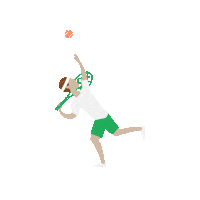 Sport Serve Sticker by MATCHi