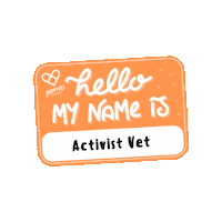 Activist Sticker by Happy Vet Project