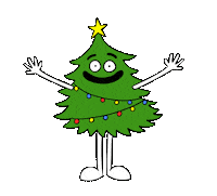 Christmas Tree Sticker by Tiffany Cooper