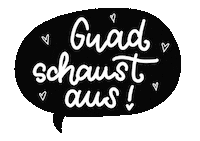 maryluskleinekunst bayern bayrisch maryluskleinekunst guadschaustaus Sticker