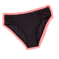 Black Panties Period Sticker by LoveAndGreen