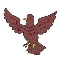 Bird Fly Sticker