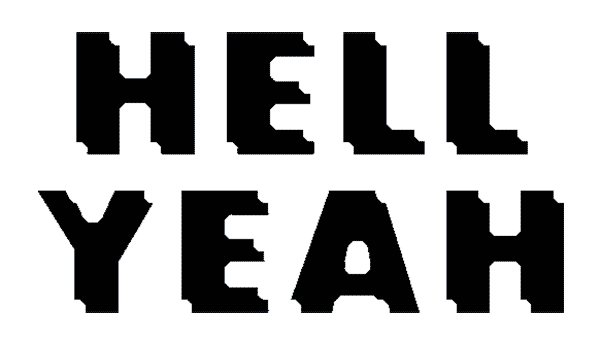 Hell Yeah Ok Sticker by Jethro Haynes