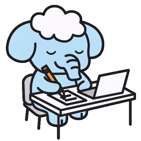 공부 Sticker by imaginecne