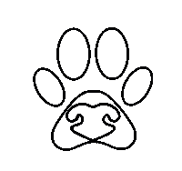 Dog Paw Sticker