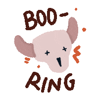 alloowin cool summer skull bored Sticker