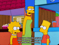tired bart simpson GIF