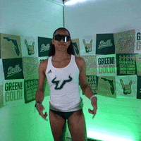 South Florida Horns Up GIF by USF Athletics