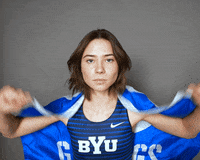 Celebration Flag GIF by BYU Cougars