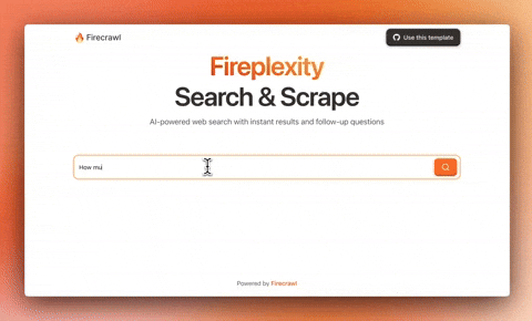Fireplexity动态演示