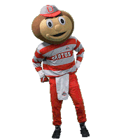 Ohio State Finger Guns Sticker by Ohio State Athletics