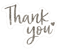 Heart Thank You Sticker