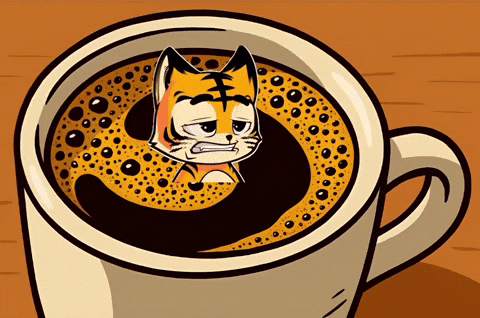 Good Morning Coffee GIF by Hero Galaxy NFT