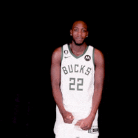 Happy Khris Middleton GIF by Milwaukee Bucks