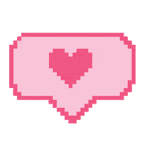 Pixel Love Sticker