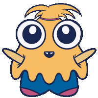 Happy Baby Monster Sticker