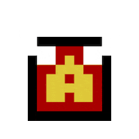 Pixel Flying Sticker by bandaingrime