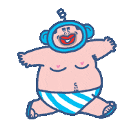 Happy Jump Sticker by SOWINGHONG