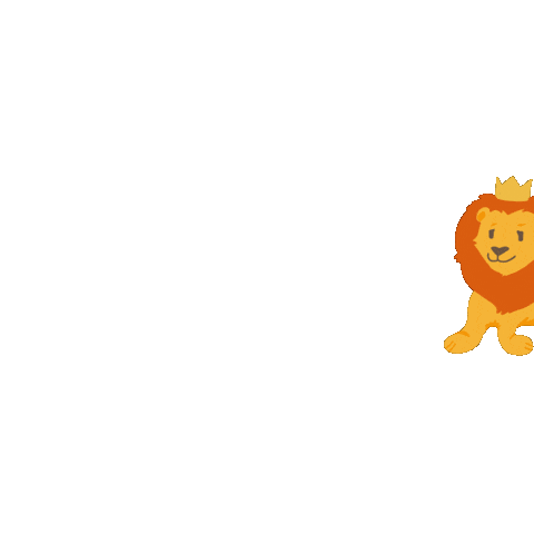 Walking Lion Sticker by LioxFoundation