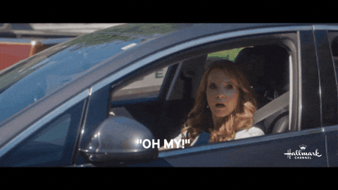 Shocked Oh My GIF by Hallmark Channel