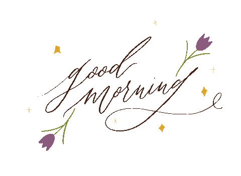 Good Morning Sticker