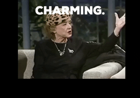 JerseyShoreStyle giphygifmaker charming bettedavis richardpryor GIF
