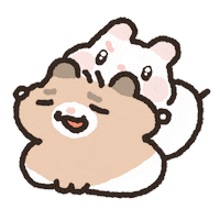 Couple Hamster Sticker