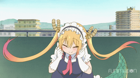 Excited Dragon Maid GIF by Funimation
