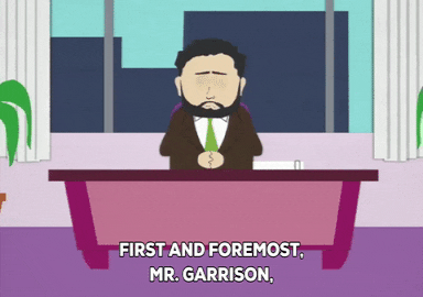 office thank you GIF by South Park 