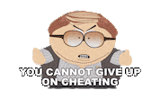 Never Give Up Cartman Sticker by South Park