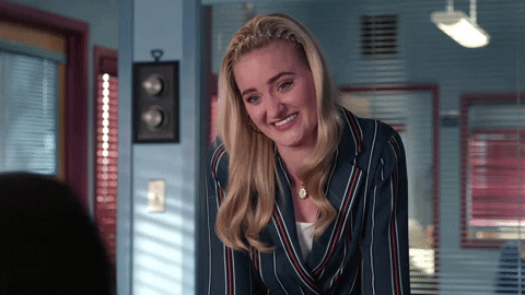 aj michalka fake smile GIF by ABC Network