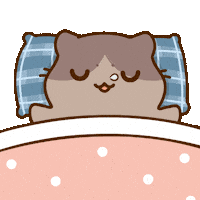Cat Sleep Sticker by Bichi Mao