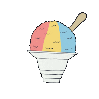 Shaved Ice Hawaii Sticker by Momohara Media